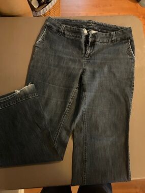 Caslon Straight-Leg Jeans in Dark Blue Wash